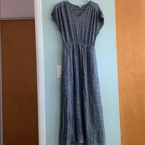 Lucky Brand Blue Maxi Dress size Small